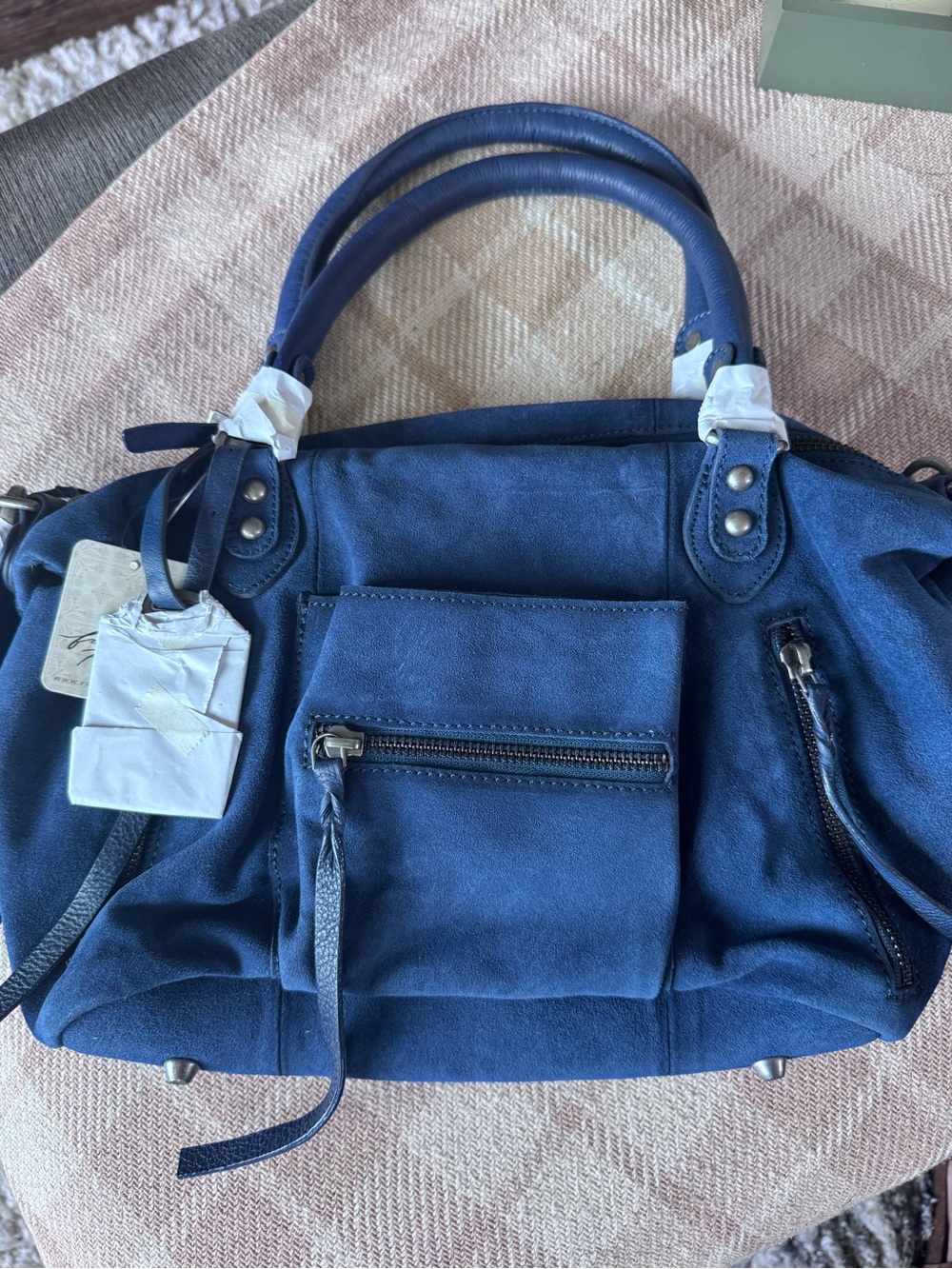 NEW Free People Baby Emerson - New Color - Gorgeous “Navy” Suede - Picture 2 of 7